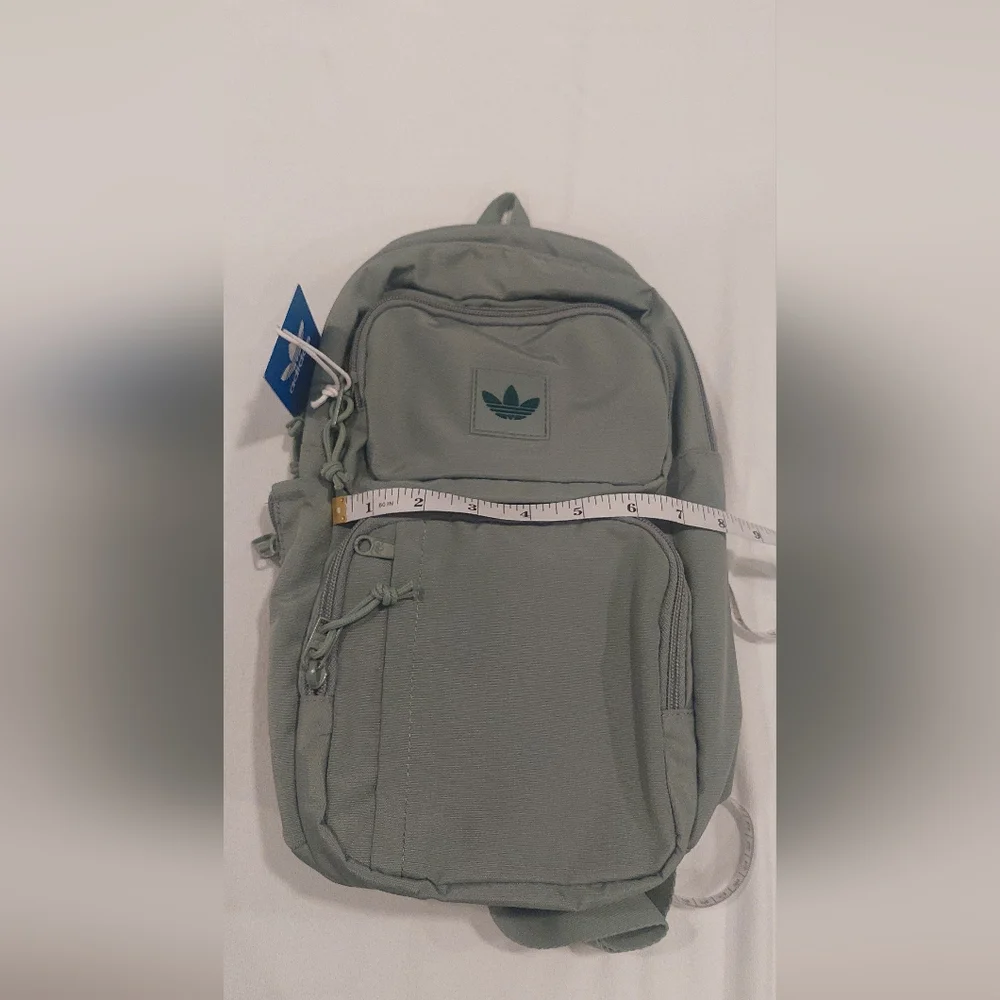 Adidas Green Backpack Durable Minimalist Design